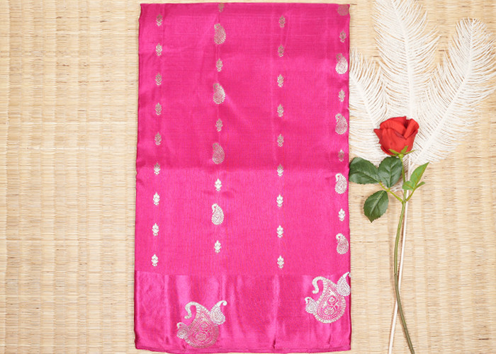 Mushroom silk sarees VS MS006
