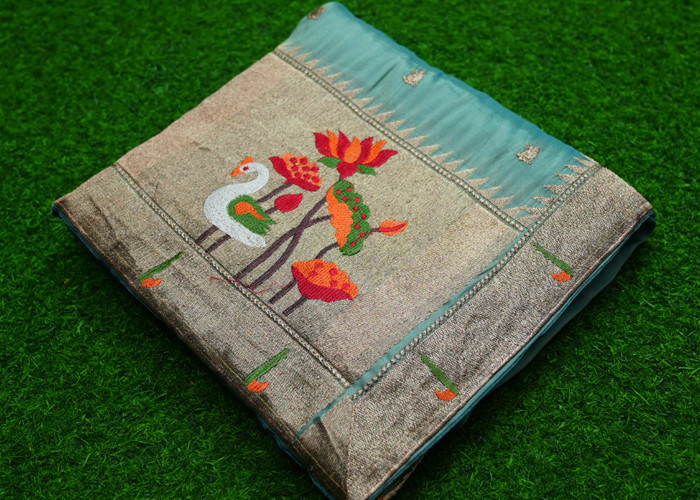 Glass Tissue sarees VS TS006