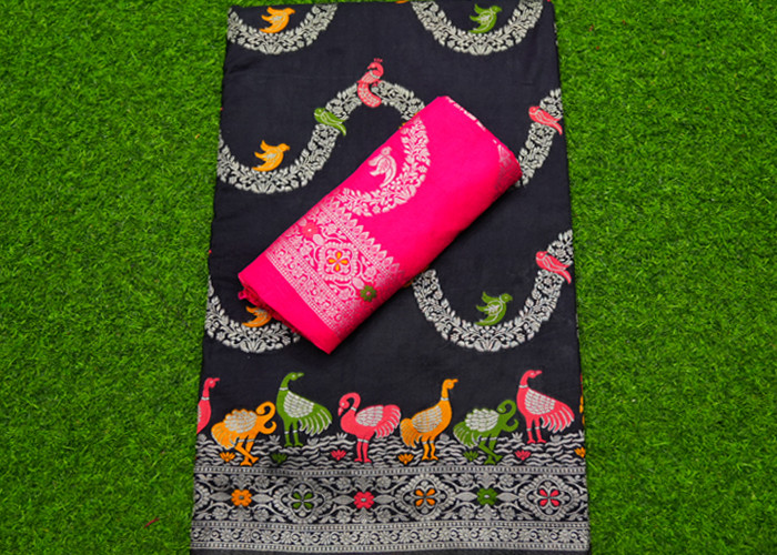 Bomboo Silk Sarees VS BS0020