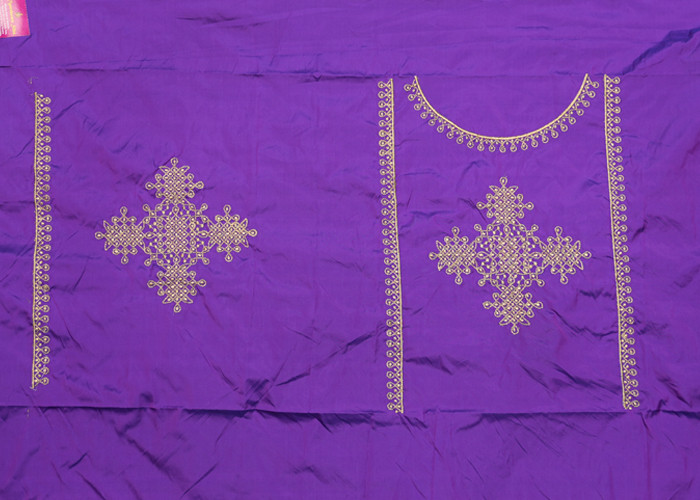 computer work blouse designs VS CB0015