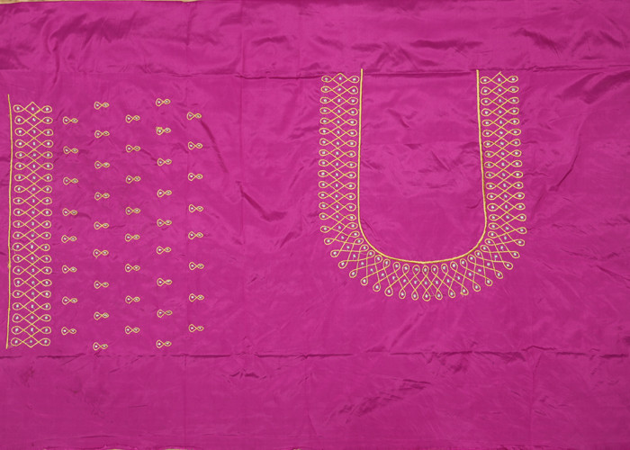 computer work blouse designs VS CB0068