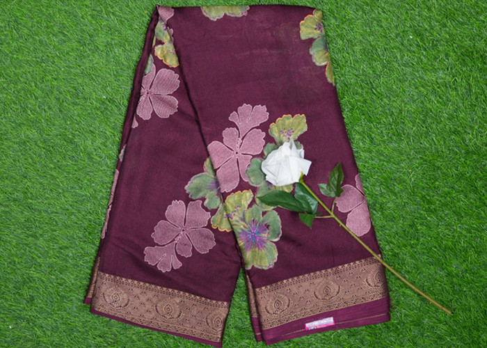 Georgette sarees VS GS0015