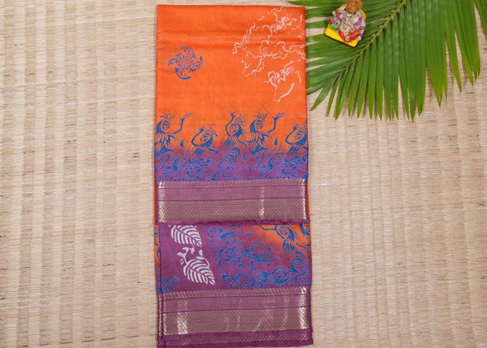 Bathik print sarees VS BS007