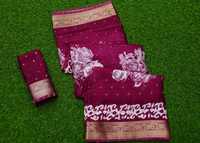 Georgette sarees VS GS0049