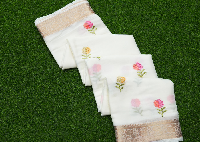 Georgette sarees VS GS0034