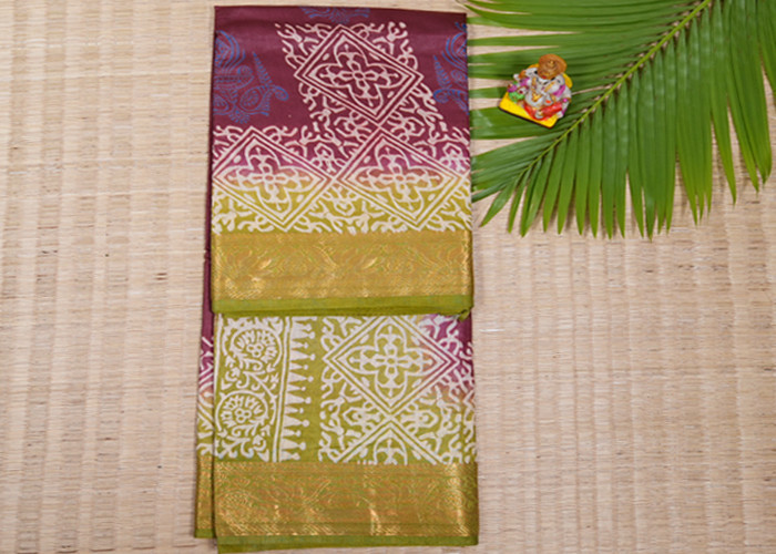 Bathik print sarees VS BS008