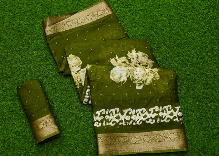 Georgette sarees VS GS0050