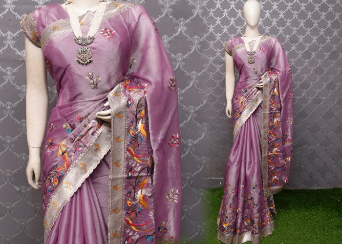 Tissue sarees VS TS0011