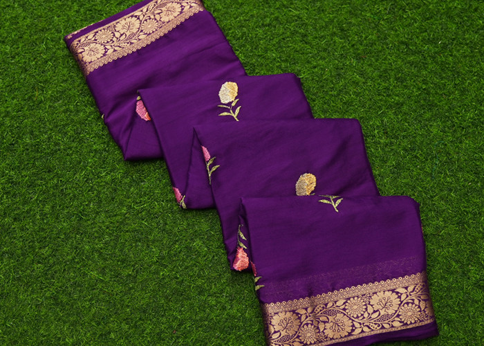 Georgette sarees VS GS0037