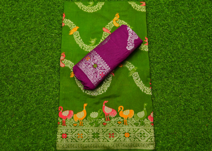 Bomboo Silk Sarees VS BS0019