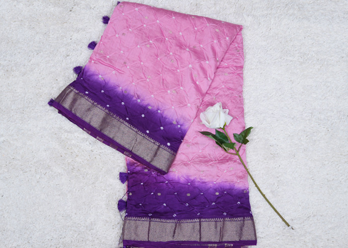 Bandhani sarees VS BS006