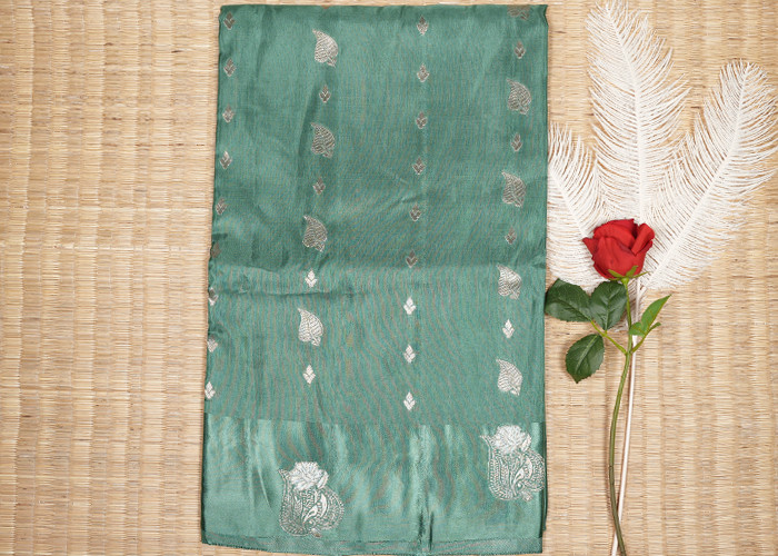 Mushroom silk sarees VS MS007