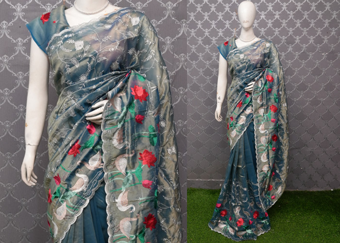 Tissue sarees VS TS003