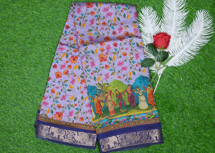 Mal Silk Saree VS MS005