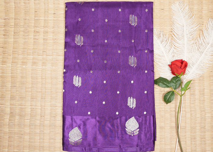 Mushroom silk sarees VS MS004
