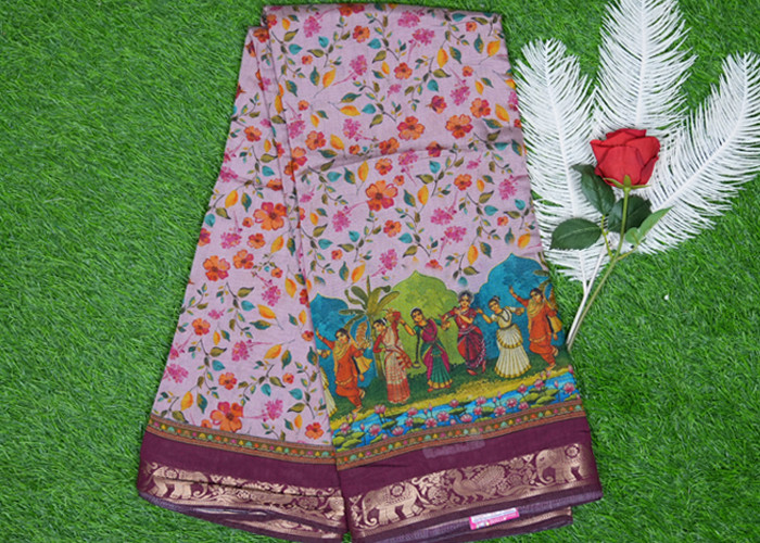 Mal Silk Saree VS MS004