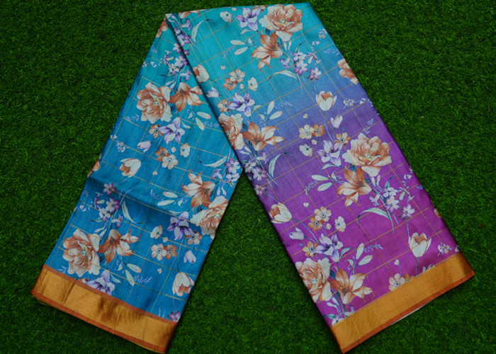 semi Tussar Silk VS TS008