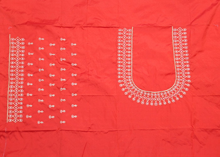 computer work blouse designs VS CB0021