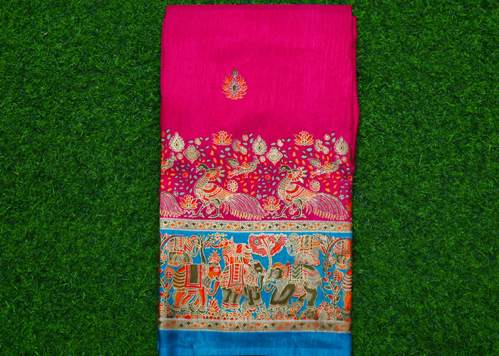 semi Tussar Silk VS TS0015