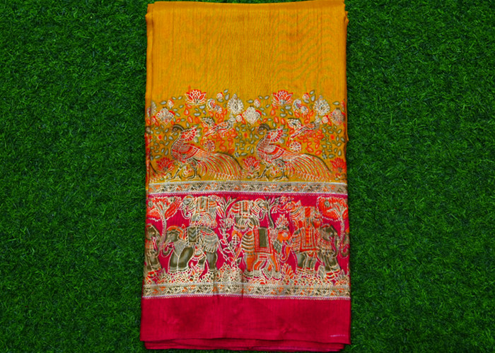 semi Tussar Silk VS TS0013